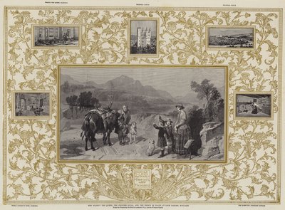 Hendes Majestæt Dronningen, Prinsessen Royal og Prinsen af Wales ved Loch Laggan, Skotland af Edwin Landseer