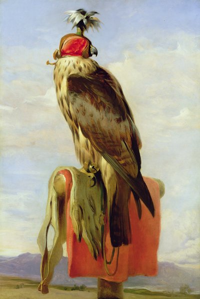 Hættefalk af Edwin Landseer