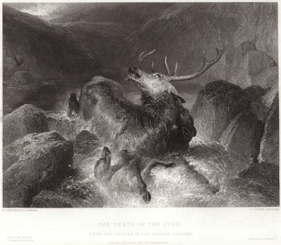 Hjortens død af Edwin Landseer