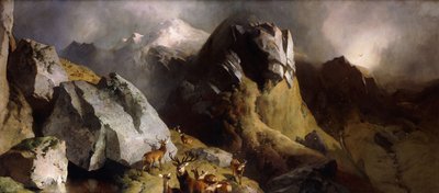 Hjortepasset, c.1852 af Edwin Landseer