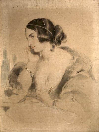 Den ærede fru Norton, ca. 1850 af Edwin Landseer