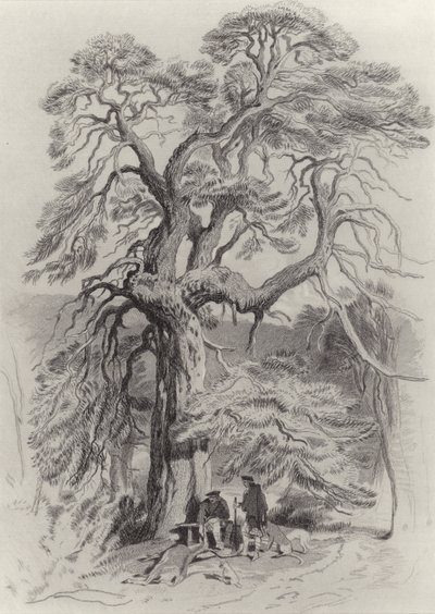 Under det gamle grantræ af Edwin Landseer