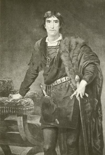 Mr Henry Irving som Hamlet (dybtryk) af Edwin Longsden Long