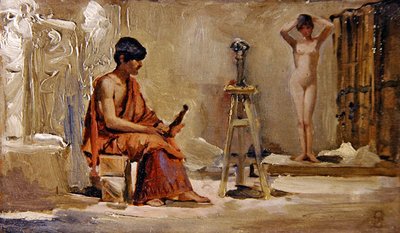 Kunstnerens model af Edwin Longsden Long