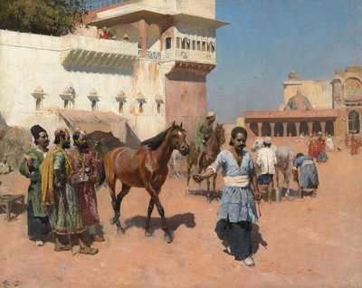 Persisk hestehandler, Bombay, 1880