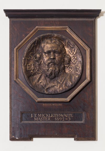 Medalje med John T. Micklethwaite, ca. 1893 af Edwin Roscoe Mullins