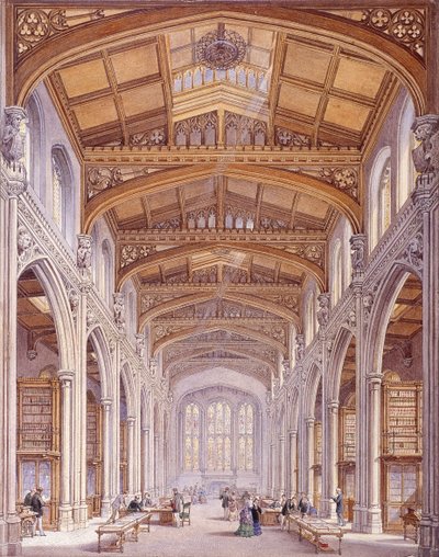 Guildhall Library, London, 1872 af Edwin Thomas Dolby