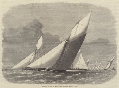 Cutter Match fra Royal London Yacht Club af Edwin Weedon