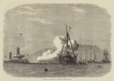 Fyringsforsøg mod HMS Glatton i Portland Roads af Edwin Weedon