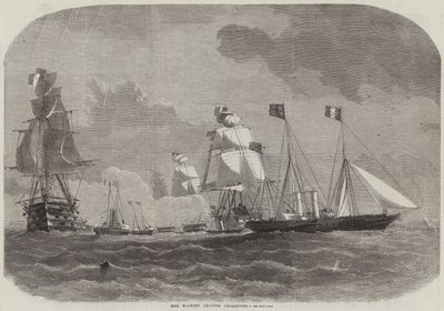 Hendes Majestæt forlader Cherbourg af Edwin Weedon