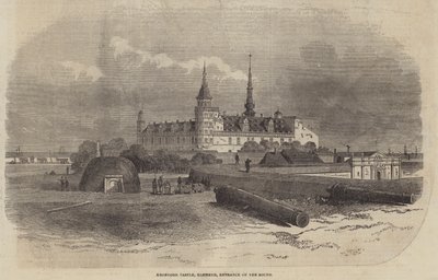 Kronborg Slot, Elsineur, Øresunds Indgang af Edwin Weedon