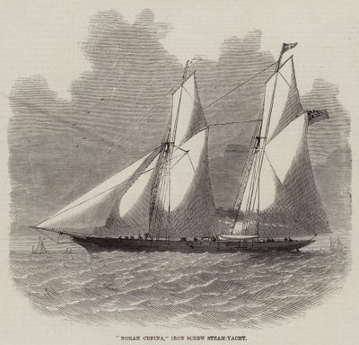 Norah Creina, Iron Screw Steam-Yacht af Edwin Weedon