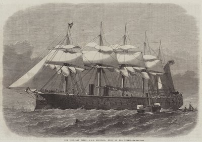 Vores jernbeklædte flåde, HMS Minotaur, bygget på Themsen af Edwin Weedon