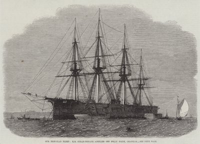 Vores jernbeklædte flåde, HM Steam-Frigat Achilles off Folly Point, Chatham af Edwin Weedon