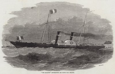 Alliance Southampton og Havre Mail Steamer af Edwin Weedon