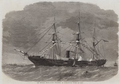 Federal Sloop-of-War Tuscarora i Southampton Water af Edwin Weedon