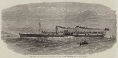 Den nye Saloon-Steamer Iona, der tilhører David Hutcheson and Company fra Glasgow af Edwin Weedon