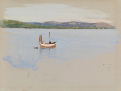 Fiskebåd af Eero Järnefelt