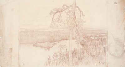 Sølandskab af Eero Järnefelt