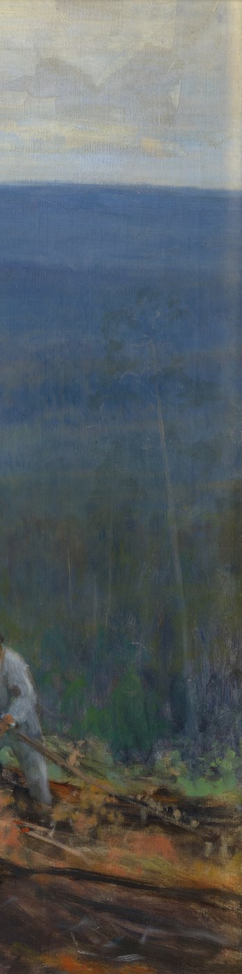 Under åget (Afbrænding af kvas) af Eero Järnefelt