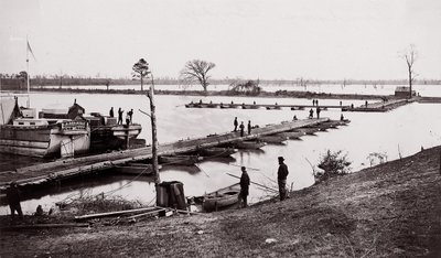 Pontonbroen, 1861-65. af Egbert Guy Fowx
