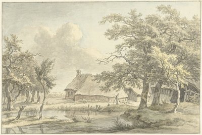 Gård i Eext (Drenthe) af Egbert van Drielst