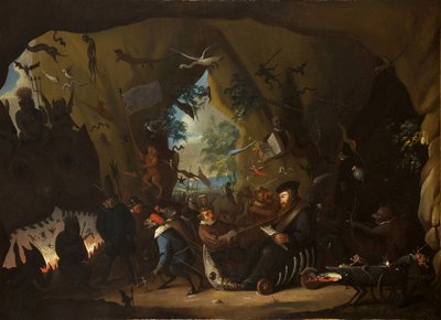 Calvin i helvede af Egbert van Heemskerk the Younger