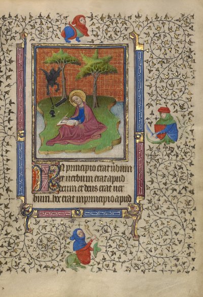 Sankt Johannes på Patmos af Egerton Master