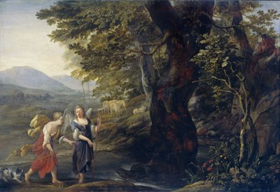 Tobias og englen af Eglon Hendrick van der Neer
