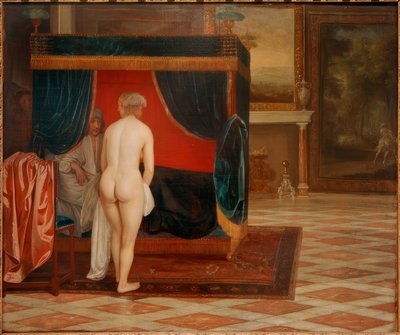 Kandaules kone opdager de skjulte Gyges af Eglon Hendrik van der Neer