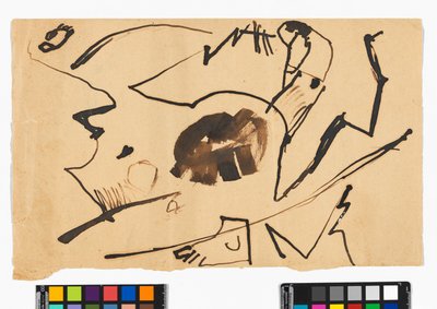 Abstrakter Versuch af Egon Schiele