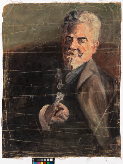 Portræt af Leopold Czhiaczek af Egon Schiele