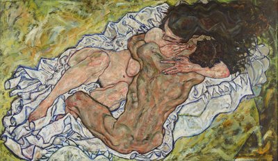 krammet af Egon Schiele
