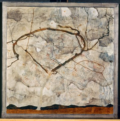 Efterårstræ i bevægelse, Efterårstræ i ... af Egon Schiele