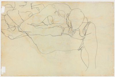 Elskere, 1913 af Egon Schiele