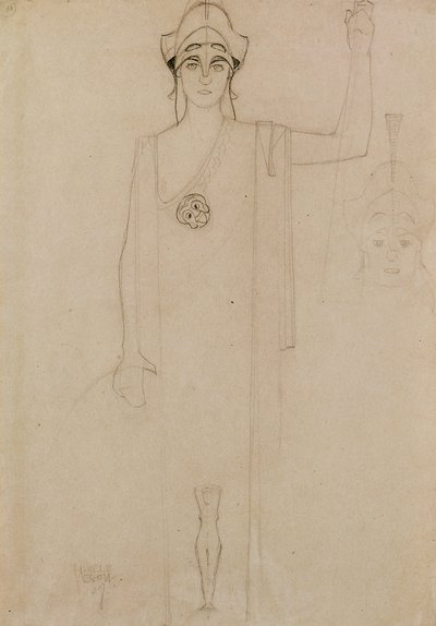Pallas Athen af Egon Schiele