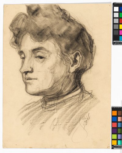 Portræt af Marie Schiele af Egon Schiele