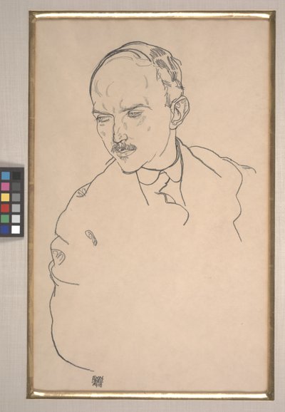 Portræt af Guido Arnot af Egon Schiele