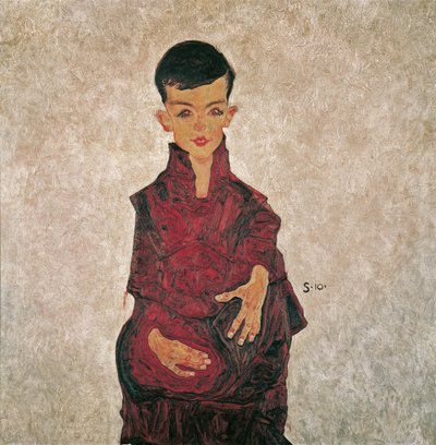 Portræt af Herbert Reiner, 1910. af Egon Schiele