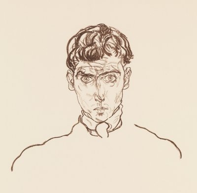 Portræt af Paris af Gutersloh, 1918. af Egon Schiele