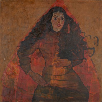 Portræt af Trude Engel, ca. 1913. af Egon Schiele