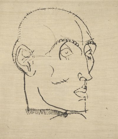 Portræt af en mand, 1914. af Egon Schiele