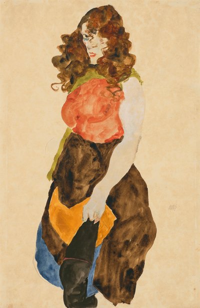 Prostituerede (Dirne) af Egon Schiele