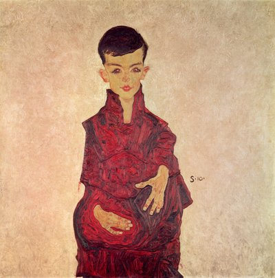 Rainerbub (Portræt af Herbert Rainer i alderen omkring 6 år) 1910 af Egon Schiele