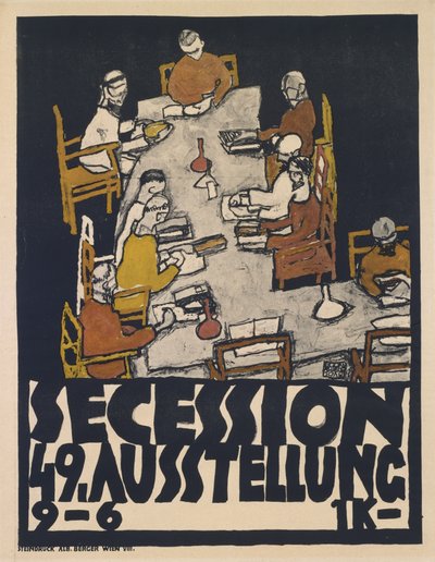 Secession 49. Ausstellung (Scession 49. Udstilling), 1918 af Egon Schiele