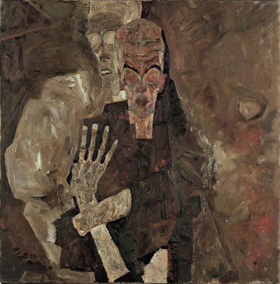 Self Seers II (Death and Man) af Egon Schiele