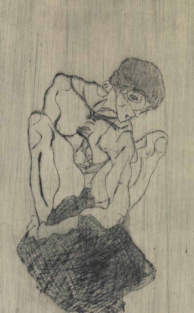 Sorg, 1914. af Egon Schiele