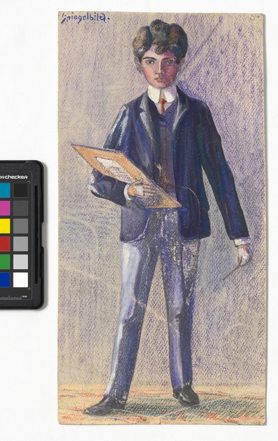 Spejlbillede af Egon Schiele