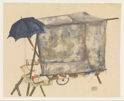 Gadevogn af Egon Schiele