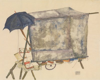Gadevogn af Egon Schiele